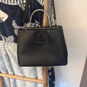 Loungefly Black Deathly Hallows Elder Wand Top-Handle and crossbody Bag